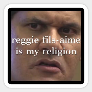 Reggie Fils-Aime is my Religion Sticker